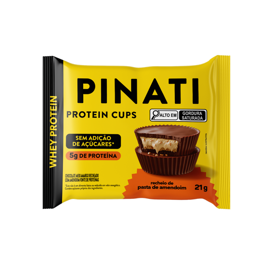 PINATI PROTEIN CUPS PASTA DE AMENDOIM 21g