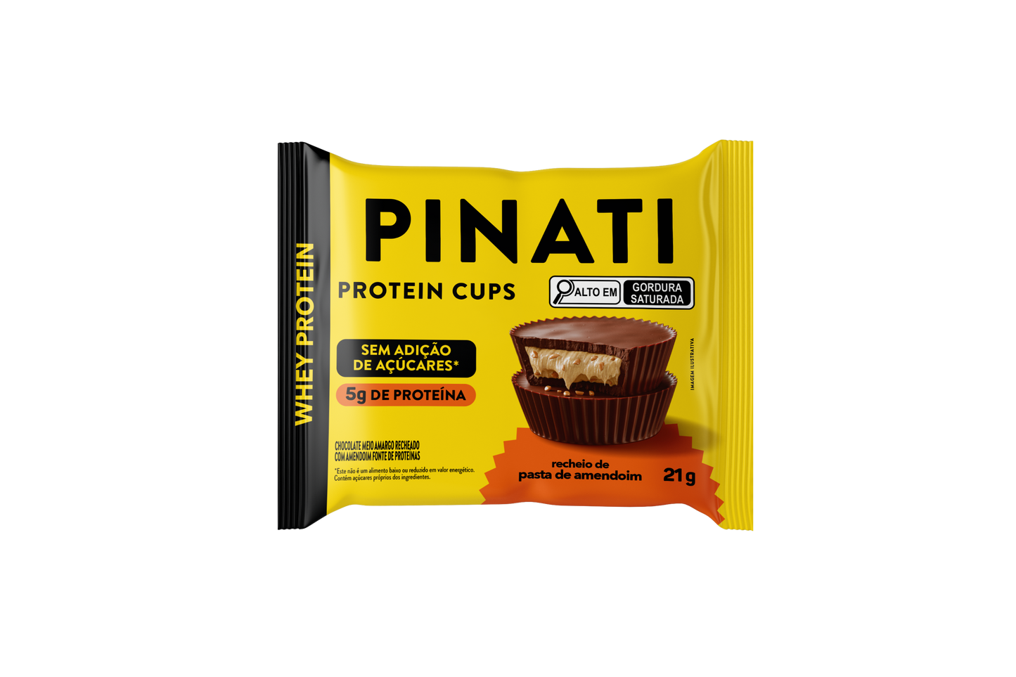 PINATI PROTEIN CUPS PASTA DE AMENDOIM 21g