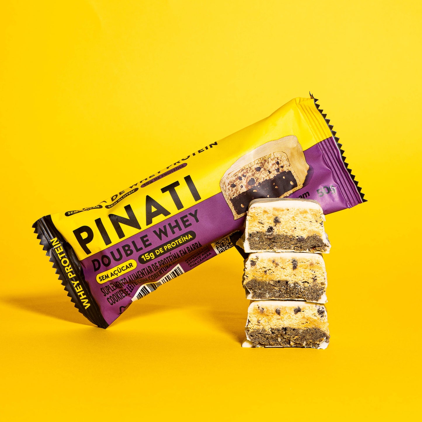 PINATI DOUBLE WHEY COOKIES & CREAM 50g 12 un.