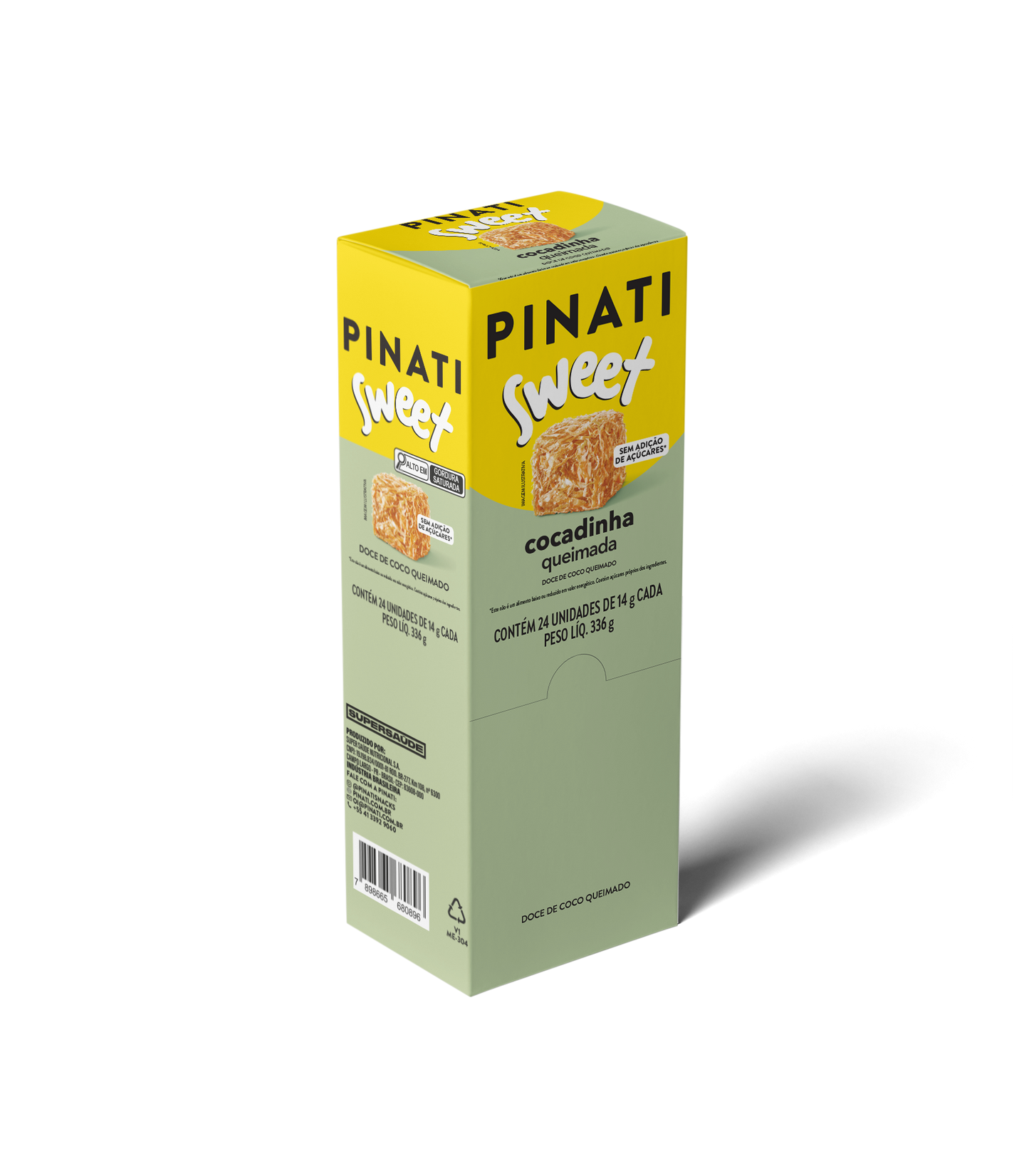 PINATI SWEET COCADINHA QUEIMADA 14g 24 un.