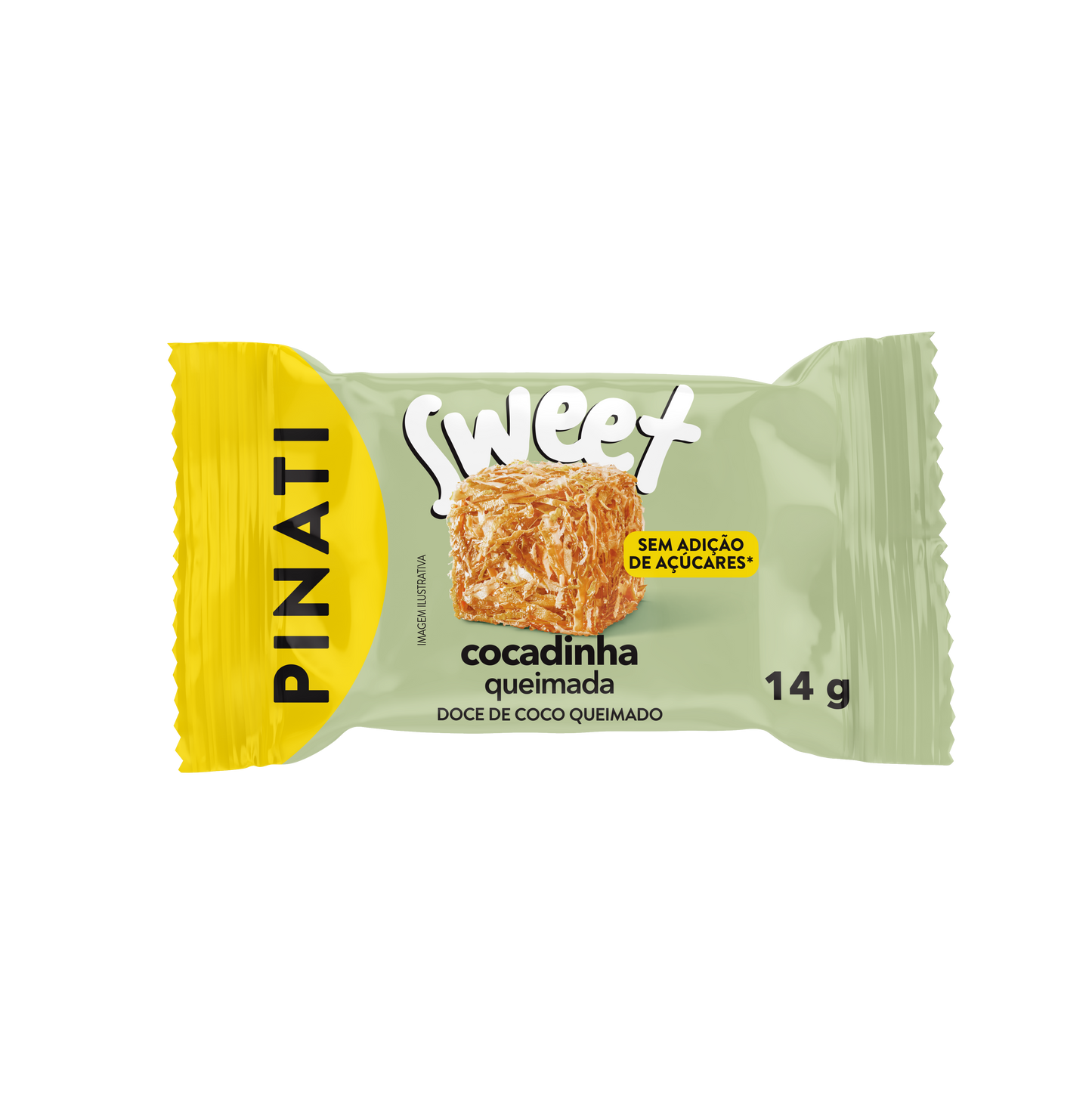PINATI SWEET COCADINHA QUEIMADA 14g