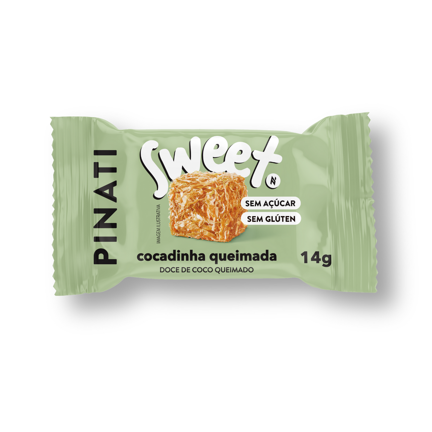 PINATI SWEET BITE COCADINHA QUEIMADA 14g