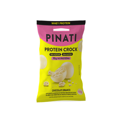 PINATI PROTEIN CROCK CHOCOLATE BRANCO 50g