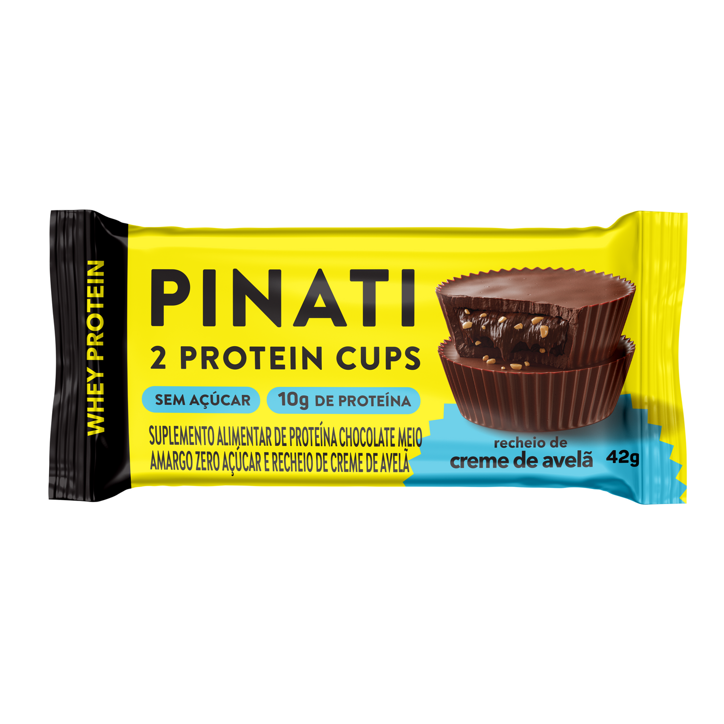 PINATI PROTEIN CUPS CREME DE AVELÃ 42g