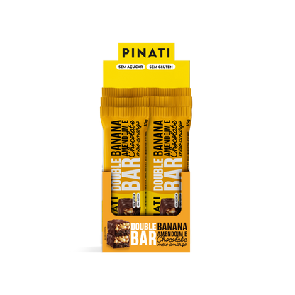 PINATI DOUBLE BAR BANANA 35g 6 un.