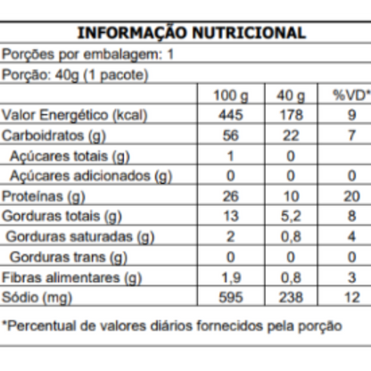 POWER CHIPS CEBOLA E SALSA 40g