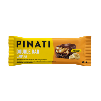 PINATI DOUBLE BAR BANANA AMENDOIM E CHOCOLATE 35g