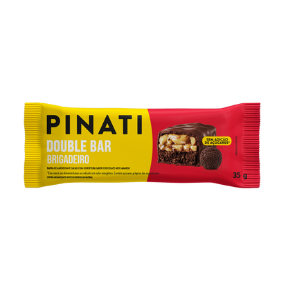 PINATI DOUBLE BAR BRIGADEIRO AMENDOIM E CHOCOLATE 35g
