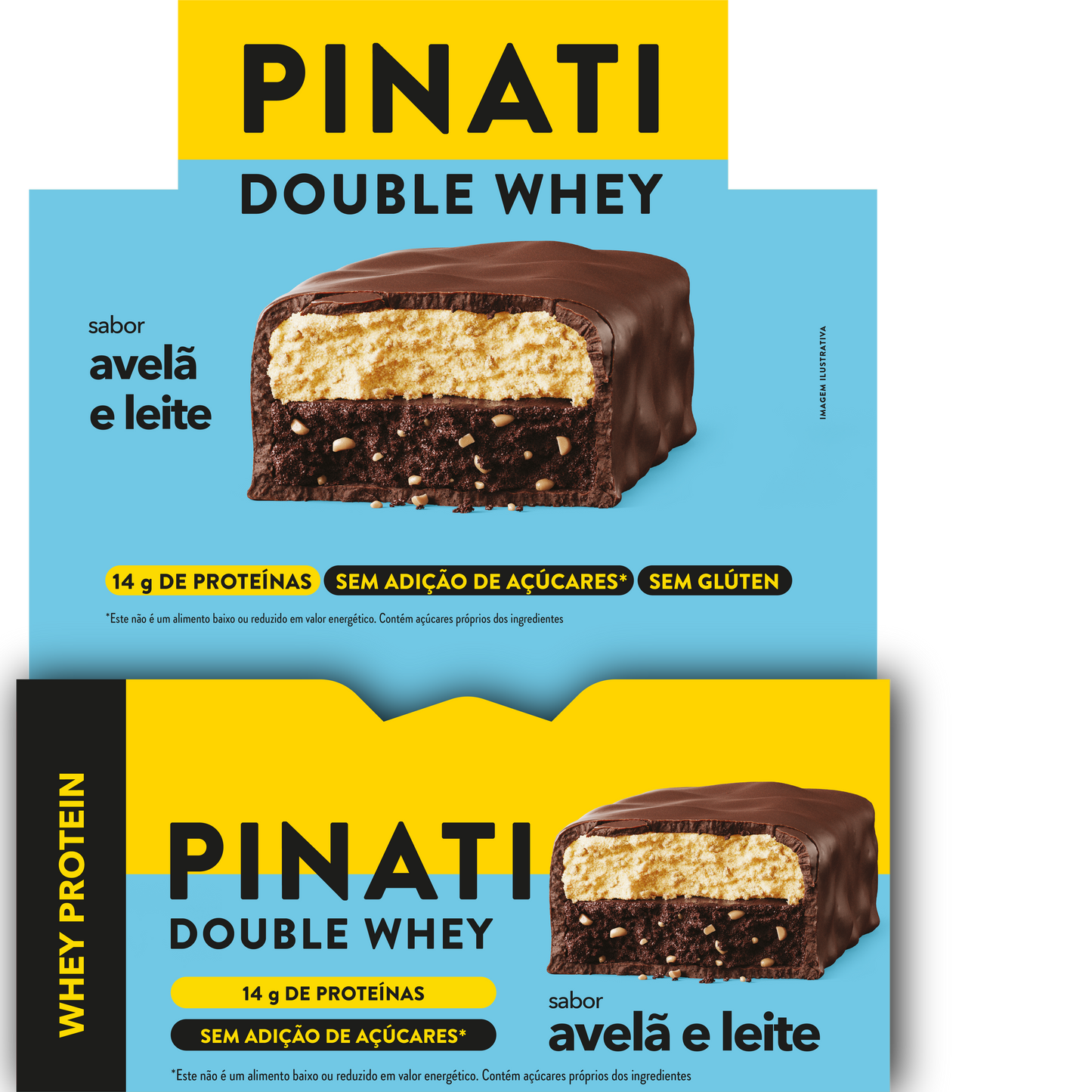 PINATI DOUBLE WHEY AVELÃ E LEITE