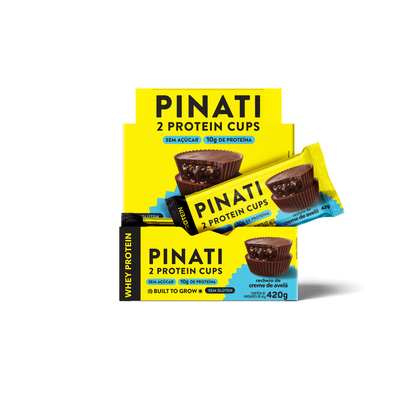 PINATI PROTEIN CUPS CREME DE AVELÃ 42g 10 un.