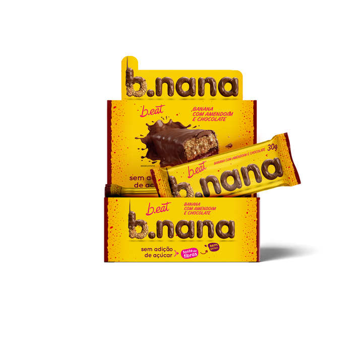 12X30G B.NANA AMENDOIM E CHOCOLATE – PINATI SNACKS