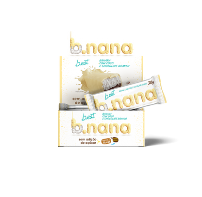 B.NANA COCO E CHOCOLATE BRANCO 30g 12 un.