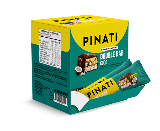 PINATI DOUBLE BAR COCO 35g 32 un.