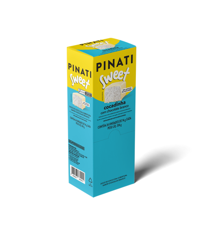 PINATI SWEET COCADA CHOCOLATE BRANCO 14g 24 un.
