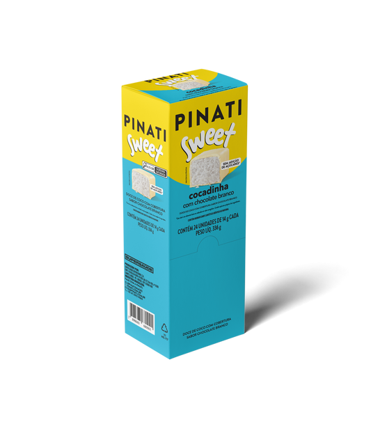 PINATI SWEET COCADA CHOCOLATE BRANCO 14g 24 un.