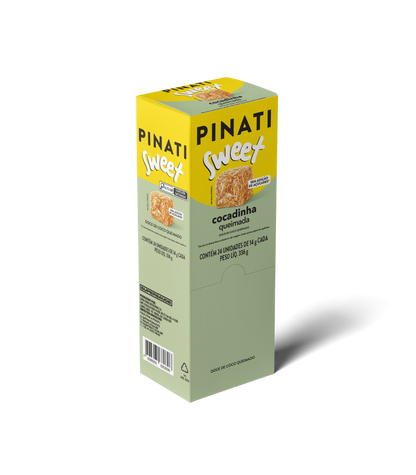 PINATI SWEET COCADINHA QUEIMADA 14g 24 un.