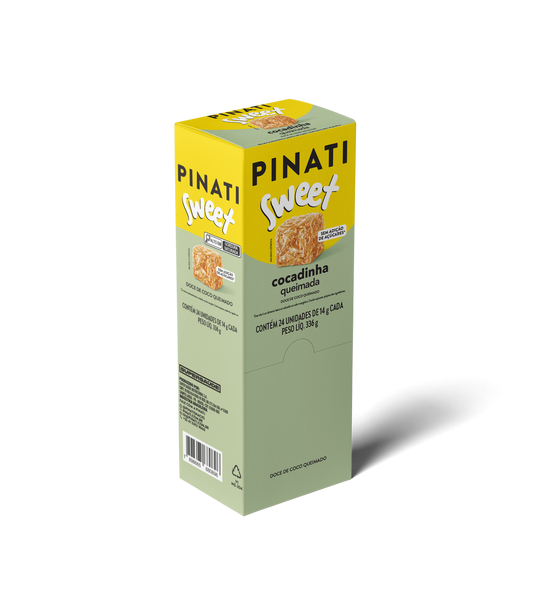 PINATI SWEET COCADINHA QUEIMADA 14g 24 un.