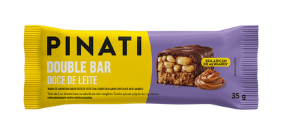 PINATI DOUBLE BAR DOCE DE LEITE 35g 32 un.