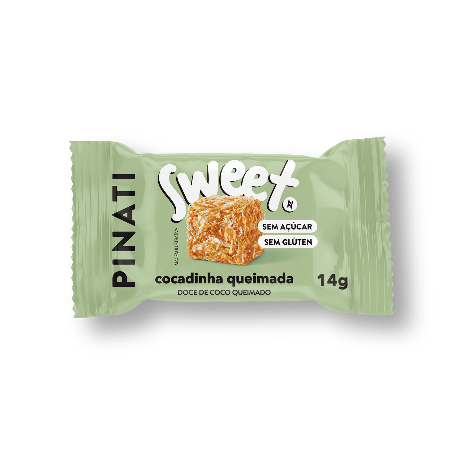 PINATI SWEET BITE COCADINHA QUEIMADA 14g 24 un.