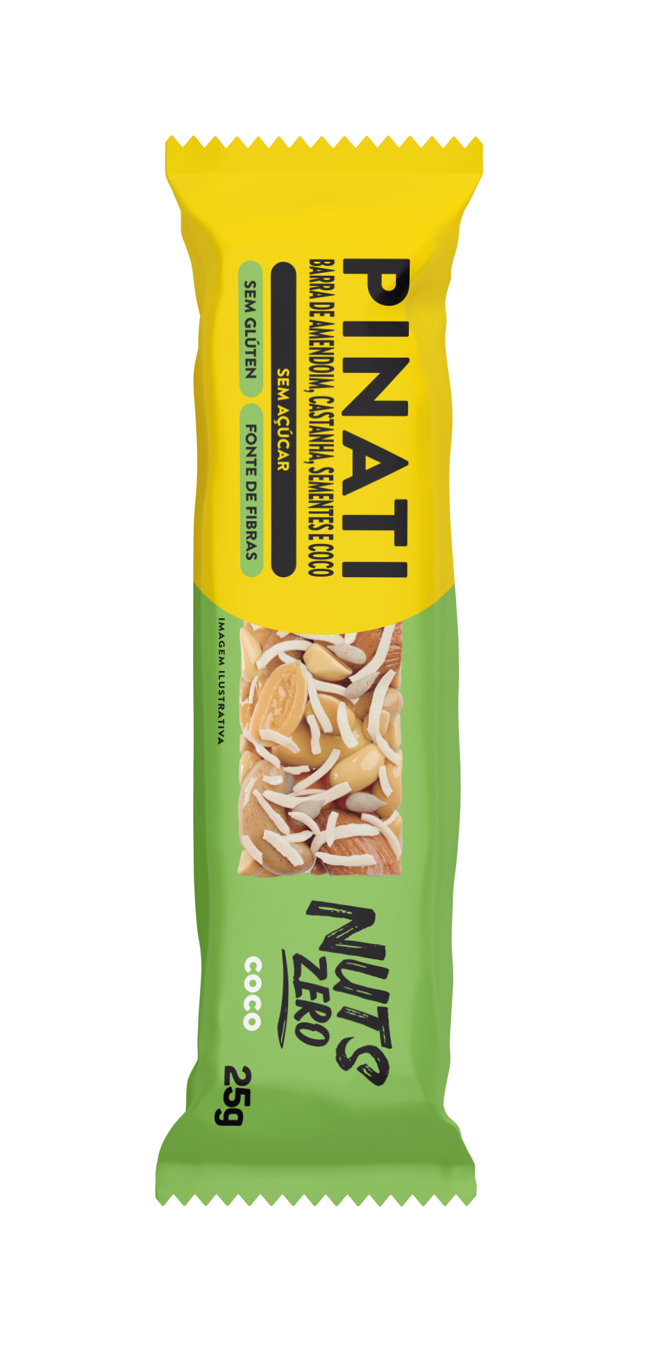 PINATI NUTS CHIPS DE COCO ZERO 25g