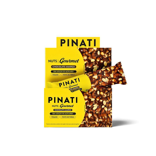 PINATI NUTS GOURMET CHOCOLATE AMARGO 25g 20un.