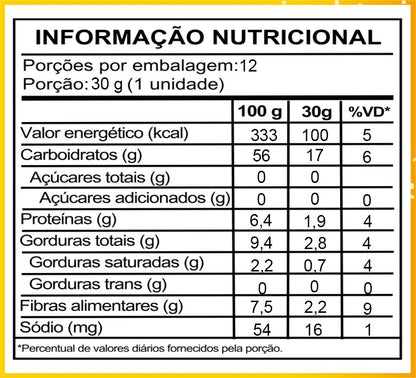 B.NANA AMENDOIM E CHOCOLATE BRANCO 30g 12 un.